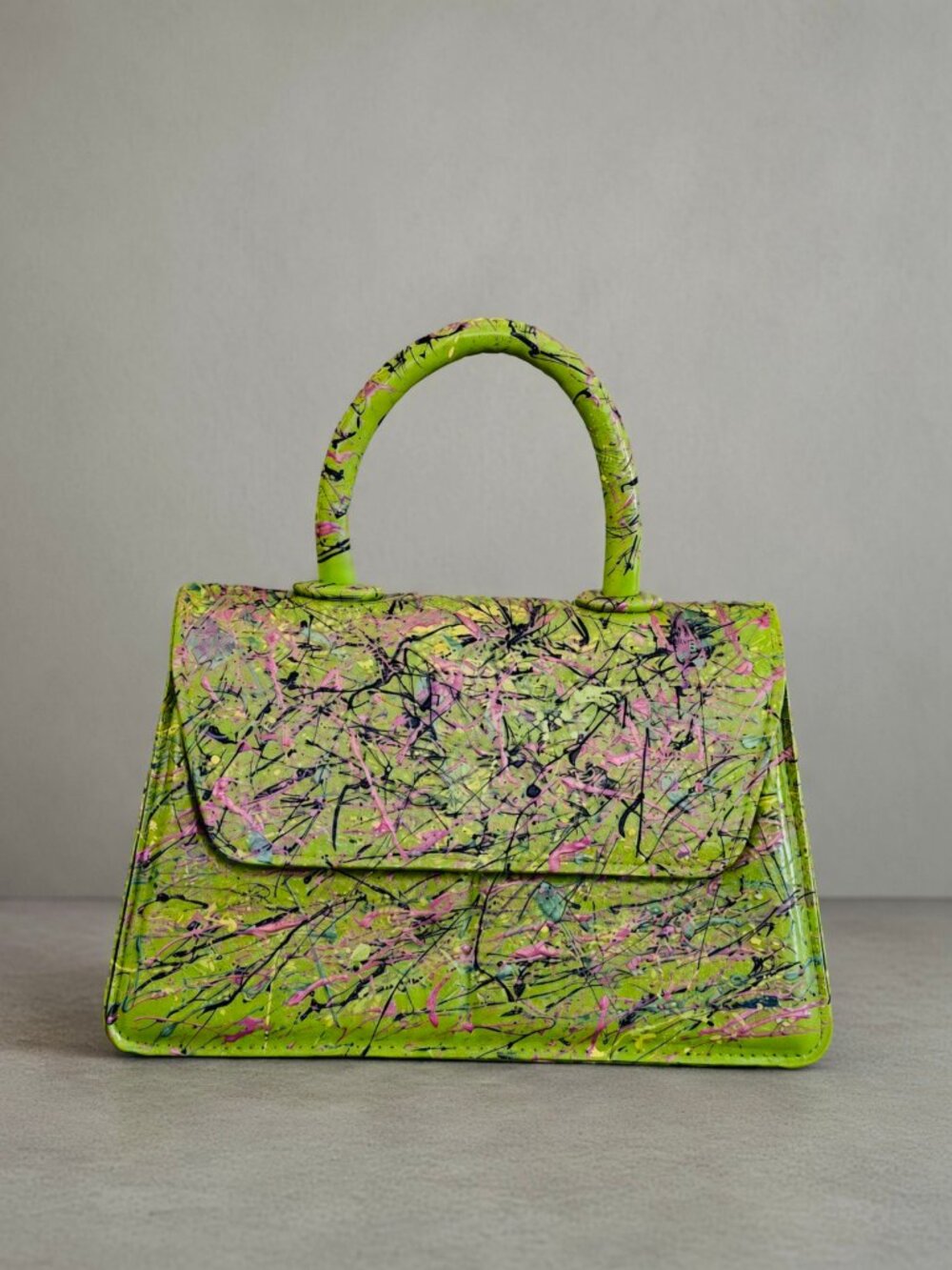 DELRAY: LUXURY VEGAN GRAFFITI HANDBAG
